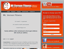 Tablet Screenshot of mtvfit.com